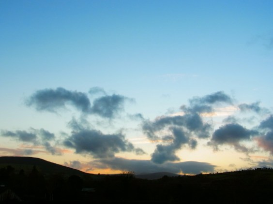 2月25日　夕焼け17時52分