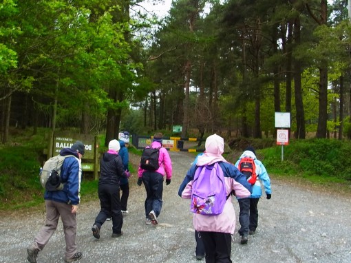 朝１０時１３分　歩きはじめ！ 10:13 am  Allez, on attaque! 