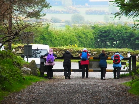 やっと下までたどり着いて、ストレッチしてます。Enfin arrivés!! 