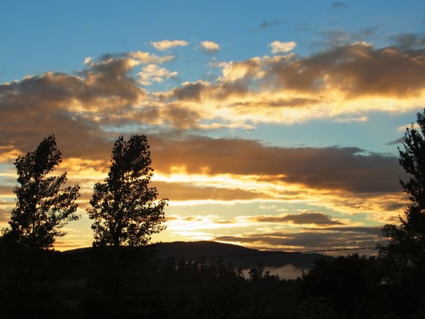 0707pm2130　七夕の日の夕焼け
