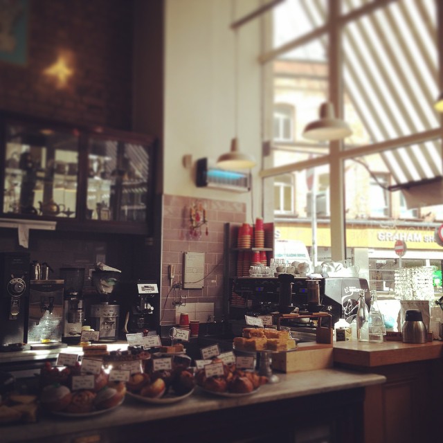 8月26日　ダブリンのお気に入りのカフェでひとやすみ。 26 août, pause café à Dublin