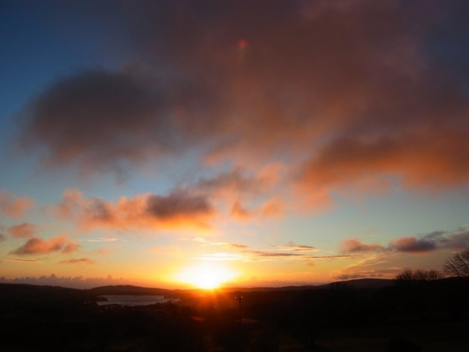 1227am0848　Biathlon in Roundwood. Nice sunshiny day after a rainy cold miserable day. 良い天気！午後からチャリテイーのウオークに行くので楽しみ