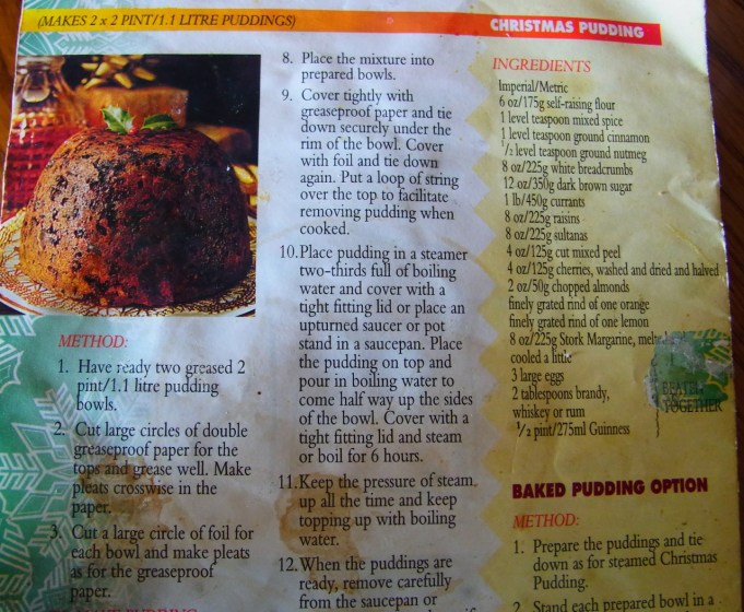 年期の入ったレシピだ。