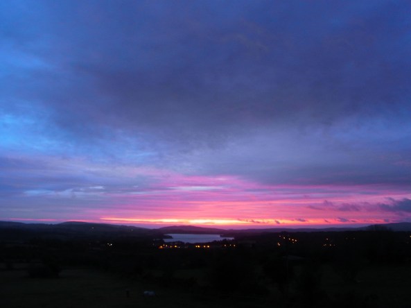 お正月元旦の朝８時７分。Jour de l'an, à 8h07.