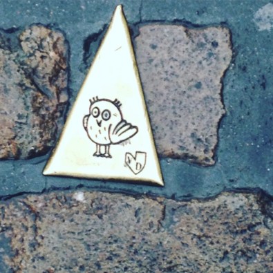 Dijonの町の目印フクロウさん。