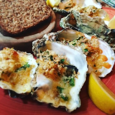 今回は牡蠣のグリルも試してみました。美味しかったけど、やっぱり生のほうがいいなー