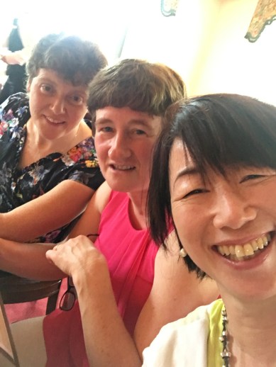 夜は美味しいごはんを食べました。このときは元気だったsachanだけど・・・