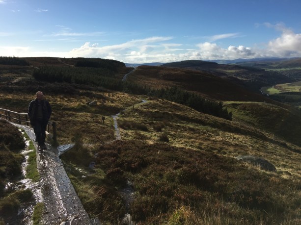 家から５分。登り道　バーニーがちょっと心配だったけど、なんとか歩けました。